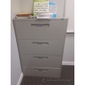 Global 4 Drawer Beige Lateral File Cabinet